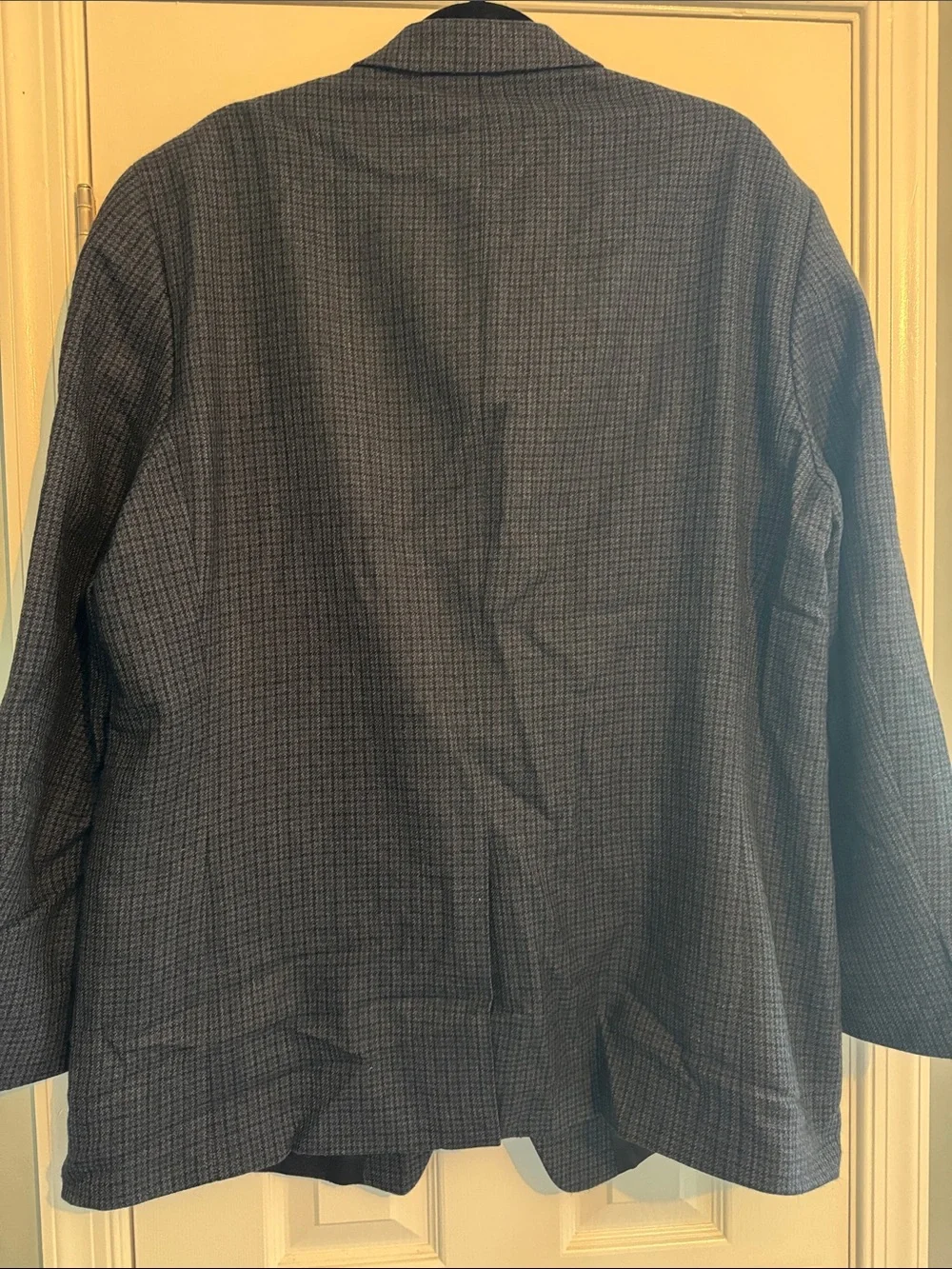 Lauren Ralph Lauren Navy Houndstooth Sport Coat